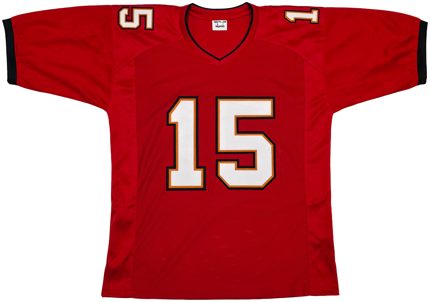 Tampa Bay Buccaneers Tez Johnson Autographed Red Jersey JSA Witness Stock #256793