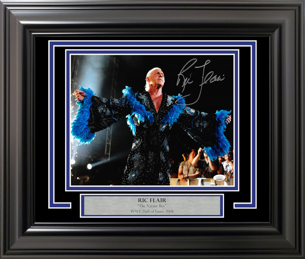Ric Flair Autographed Framed 11x14 Photo WWE JSA Stock #256665