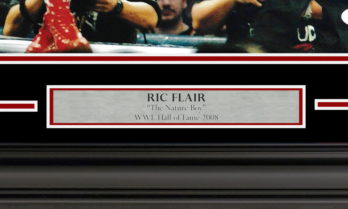 Ric Flair Autographed Framed 11x14 Photo WWE vs. Undertaker JSA Stock #256666