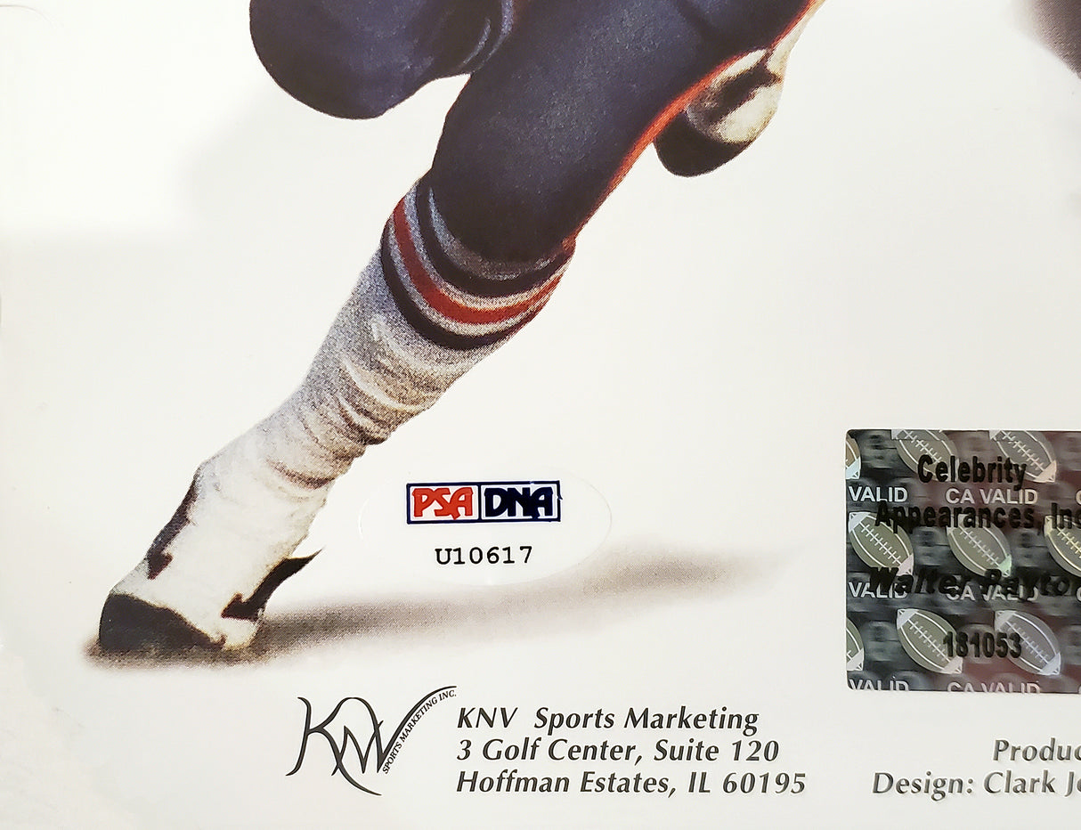 Walter Payton Autographed Framed 16x20 Photo Chicago Bears PSA/DNA Stock #256670