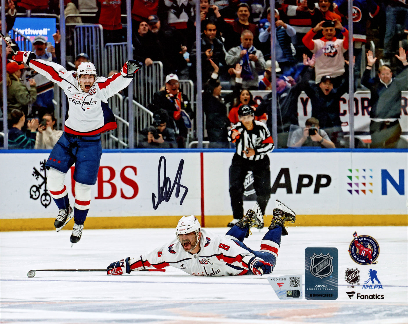 Alex Ovechkin Autographed Framed 8x10 Photo Washington Capitals Fanatics Holo Stock #256681