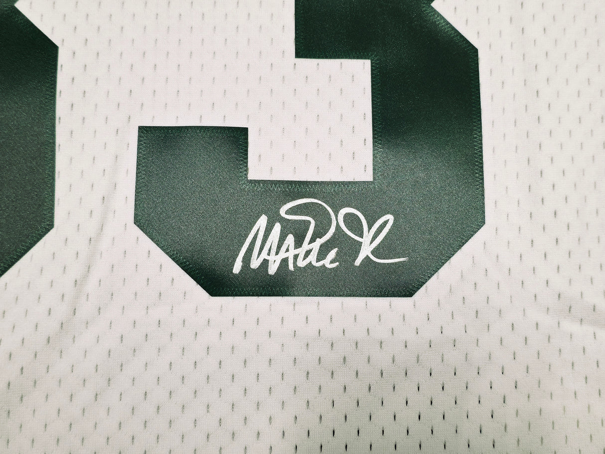 Michigan State Spartans Magic Johnson Autographed White Authentic Mitchell & Ness 1978-79 College Vault Jersey Size XL Beckett BAS Witness Stock #256714