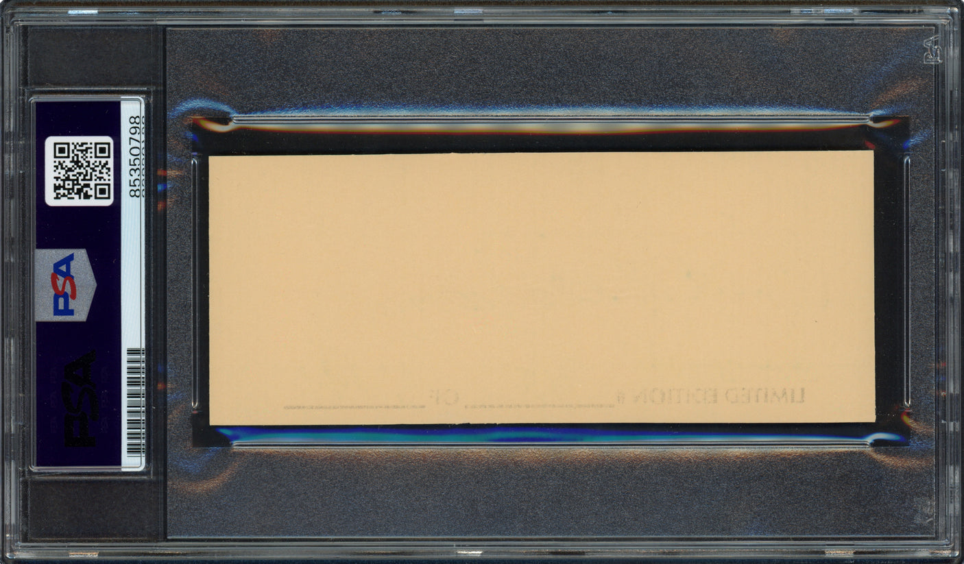 Ted Williams Autographed 2x5 Cut Signature Boston Red Sox Auto Grade Gem Mint 10 LE #/1941 PSA/DNA Stock #256703