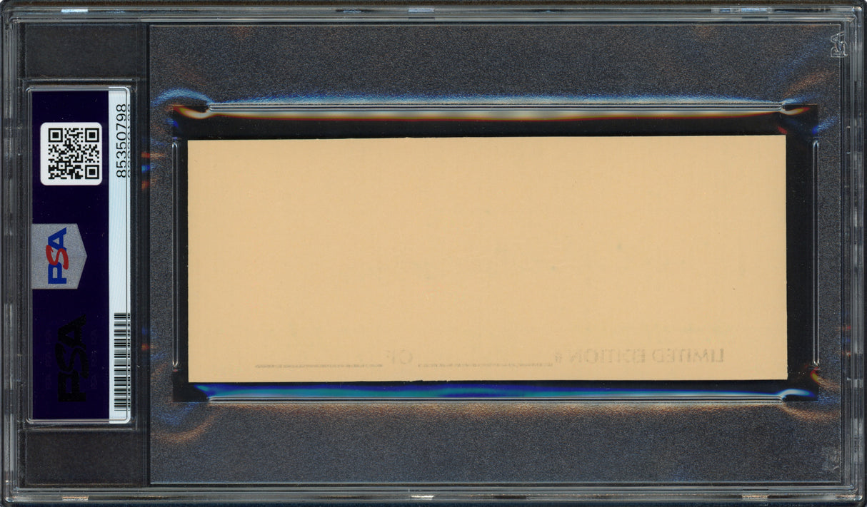 Ted Williams Autographed 2x5 Cut Signature Boston Red Sox Auto Grade Gem Mint 10 LE #/1941 PSA/DNA Stock #256703