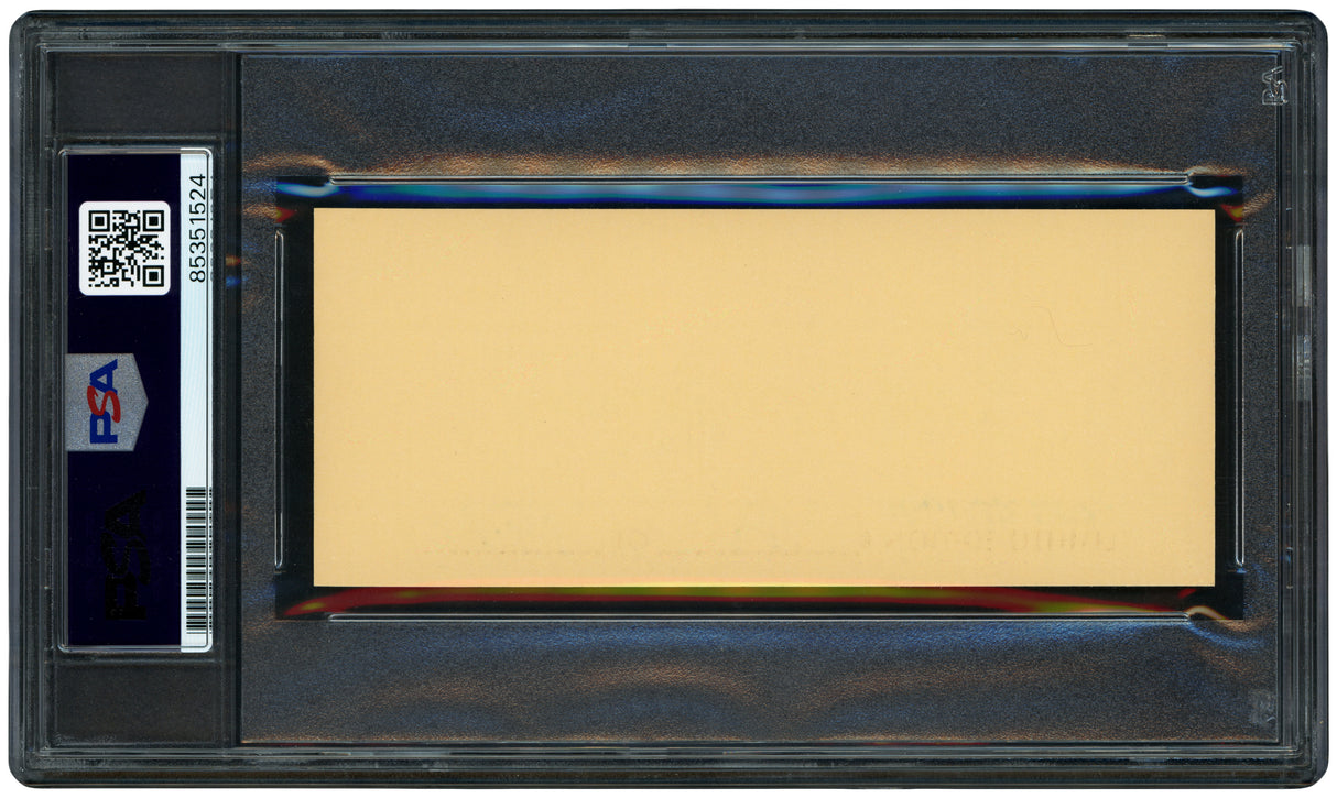 Ted Williams Autographed 2x5 Cut Signature Boston Red Sox Auto Grade Mint 9 LE #/1941 PSA/DNA Stock #256704