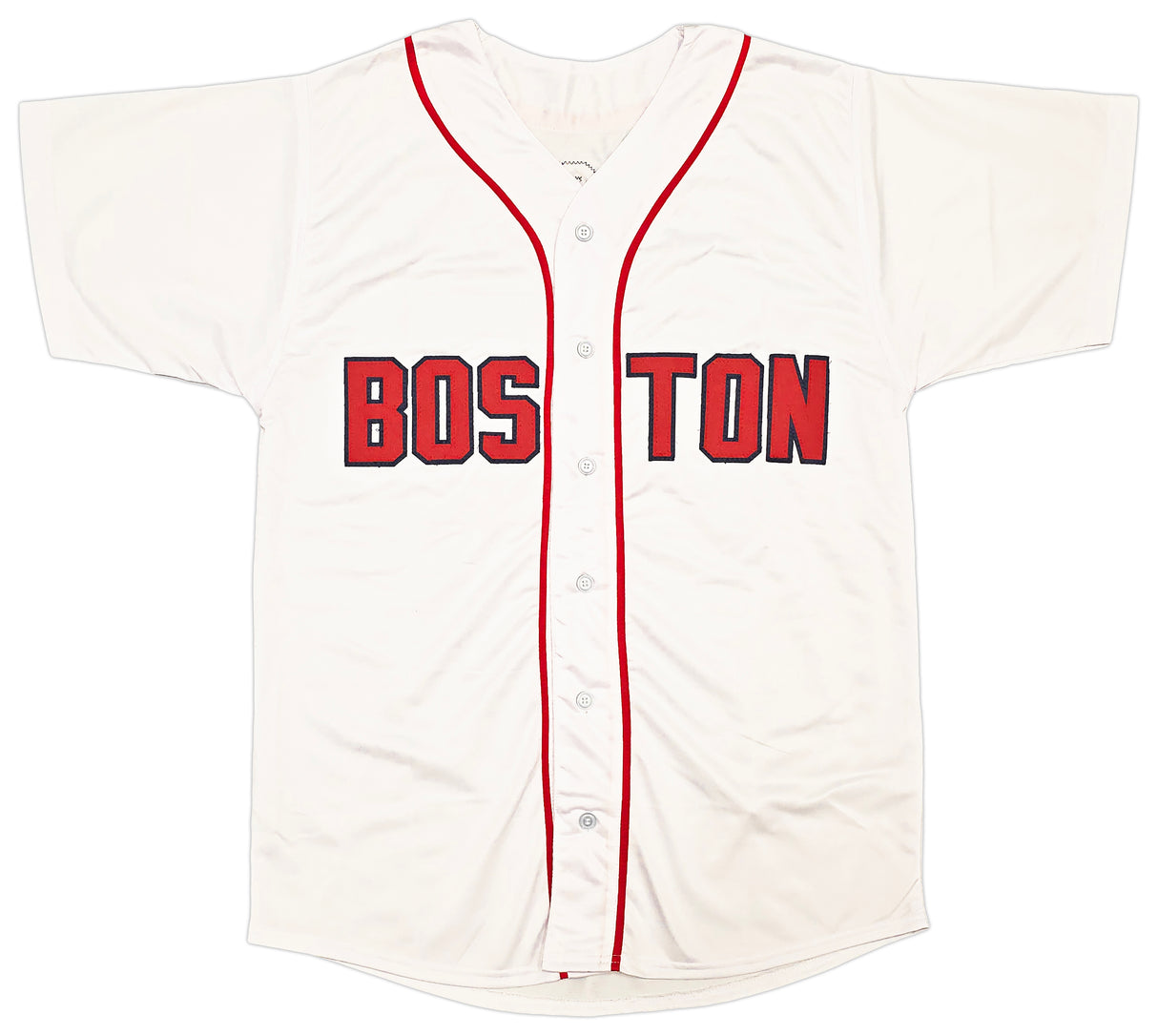 Boston Red Sox Wade Boggs Autographed White Jersey Beckett BAS Witness Stock #257836