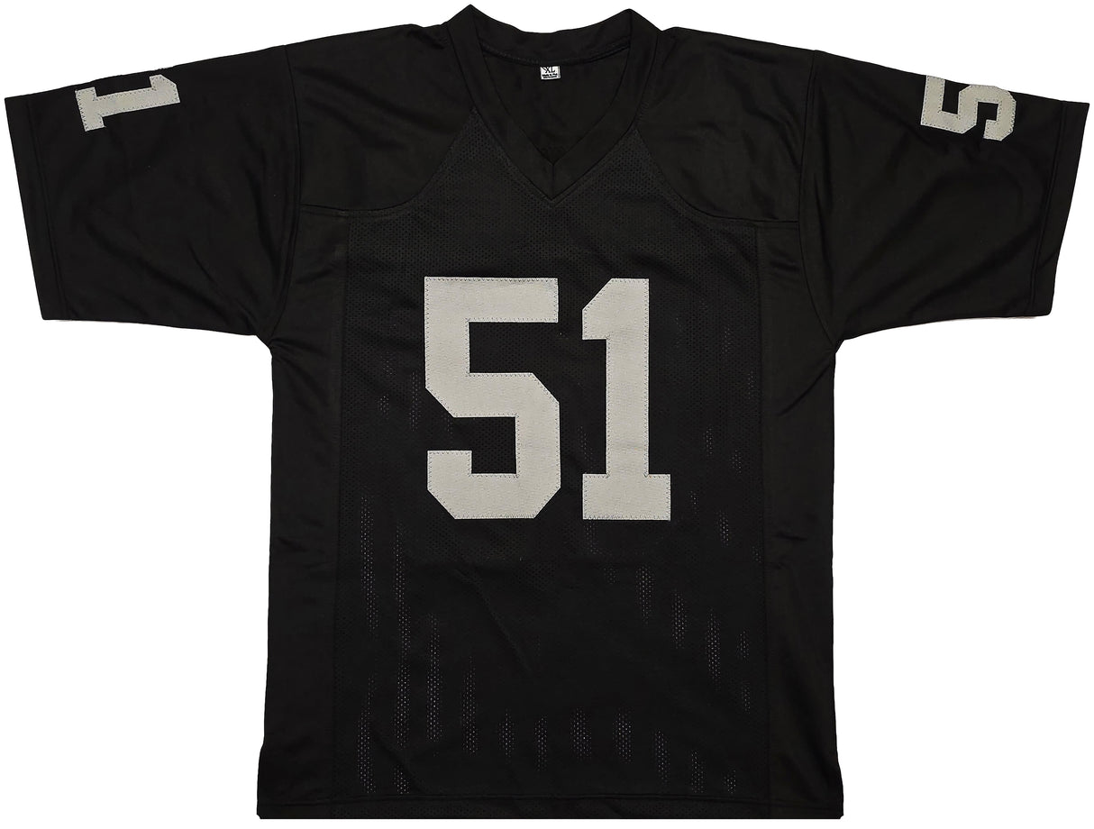 Las Vegas Raiders Bruce Irvin Autographed Black Jersey MCS Holo Stock #257840