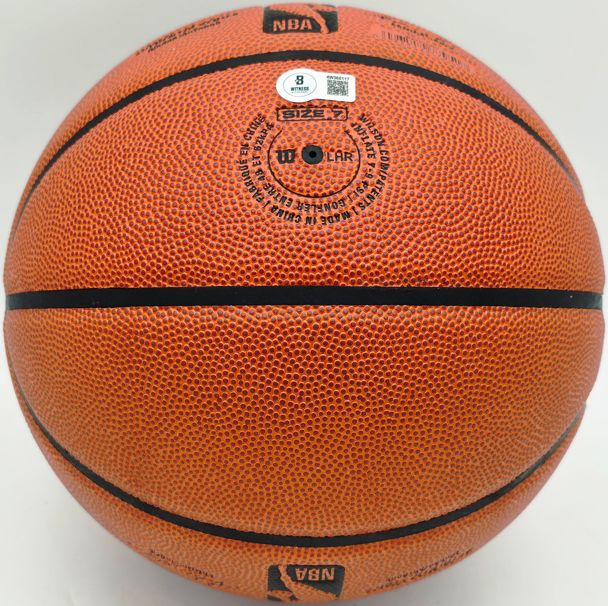 Dennis Rodman Autographed Authentic Indoor/Outdoor Basketball Chicago Bulls "HOF 2011" Beckett BAS Witness Stock #256866