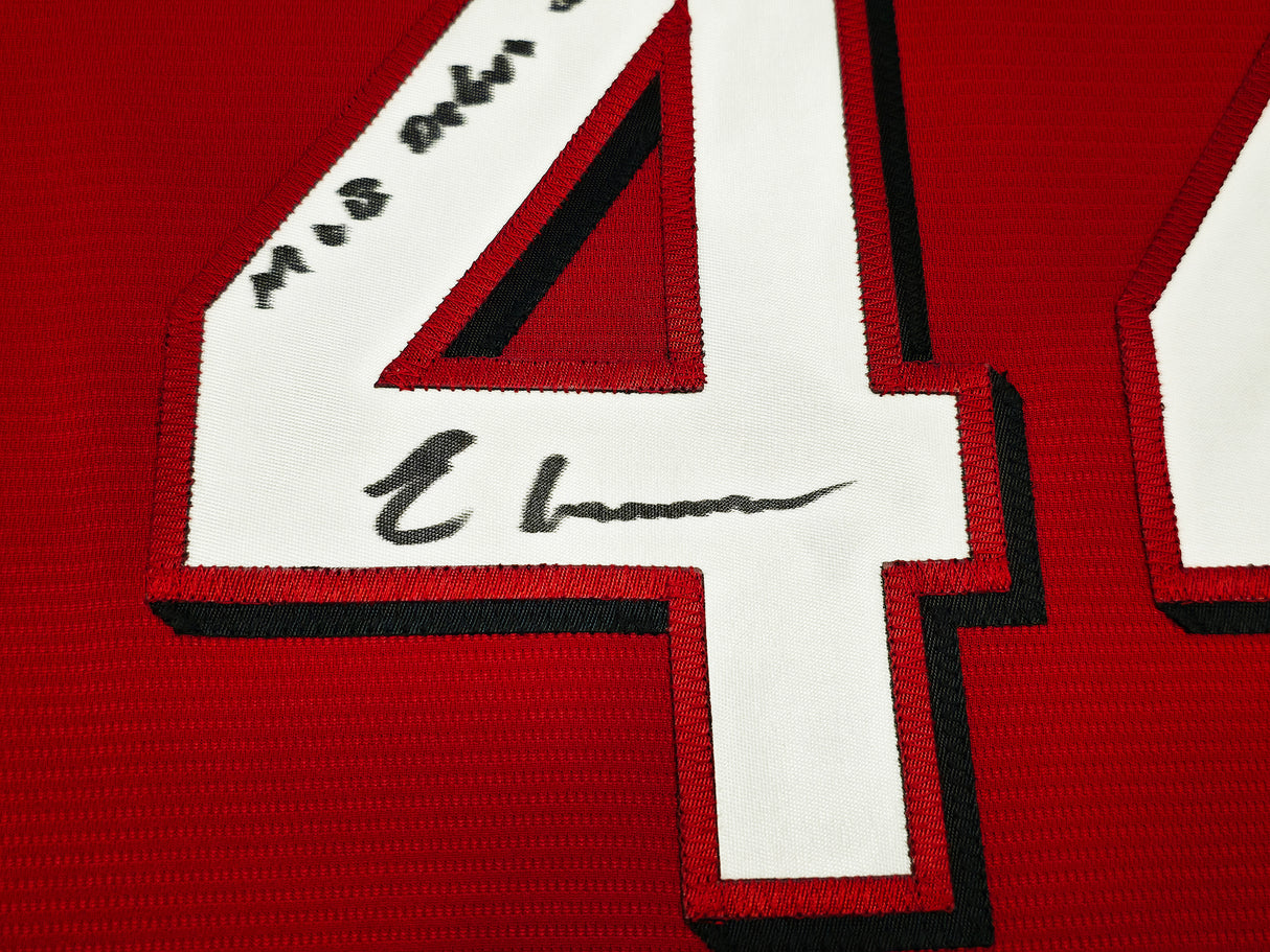 Cincinnati Reds Elly De La Cruz Autographed Red Nike Jersey Size L "MLB Debut 6/6/23" Beckett BAS Witness Stock #256879