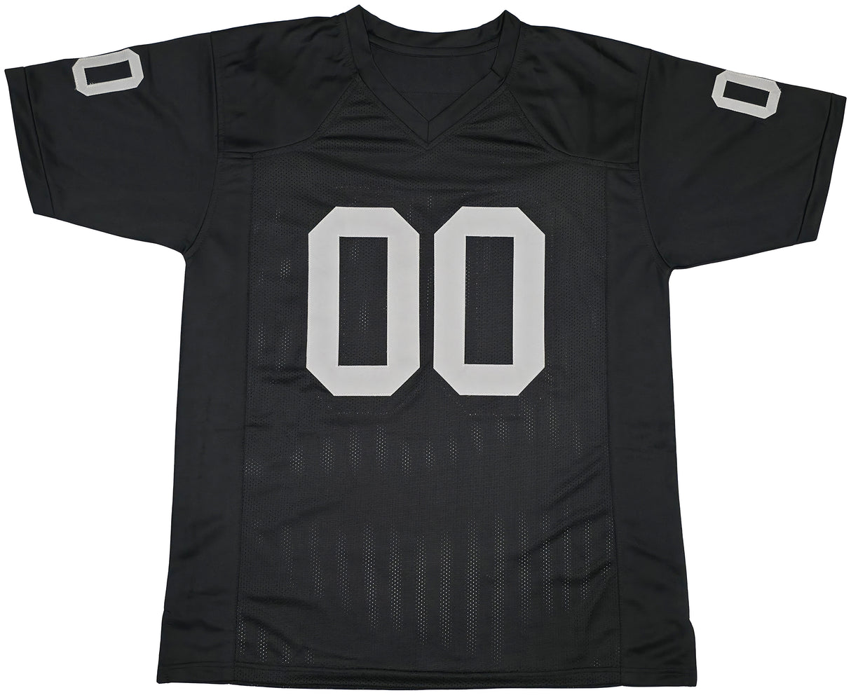 Oakland Raiders Jim Otto Autographed Black Jersey GTSM Stock #256891
