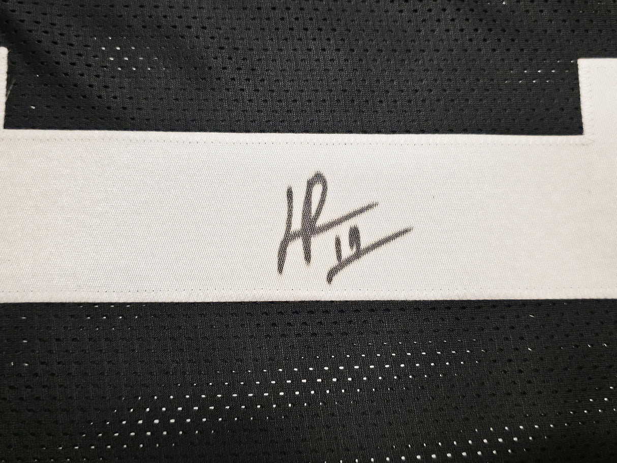 Las Vegas Raiders Henry Ruggs III Autographed Black Jersey Beckett BAS Stock #256890