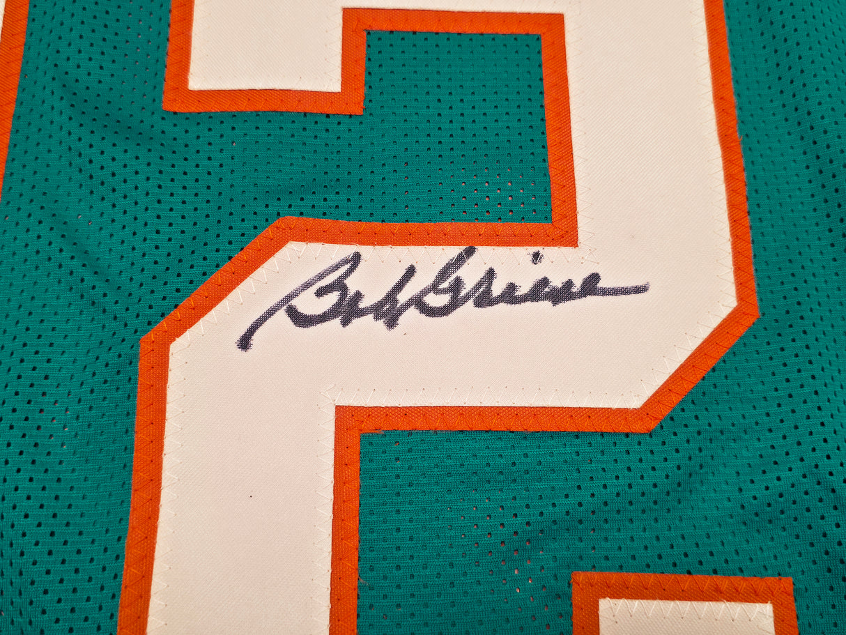 Miami Dolphins Bob Griese Autographed Teal Jersey Beckett BAS Witness Stock #256900