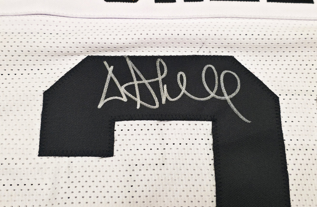 Pittsburgh Steelers Donnie Shell Autographed White Jersey "HOF 20" Beckett BAS Witness Stock #256862