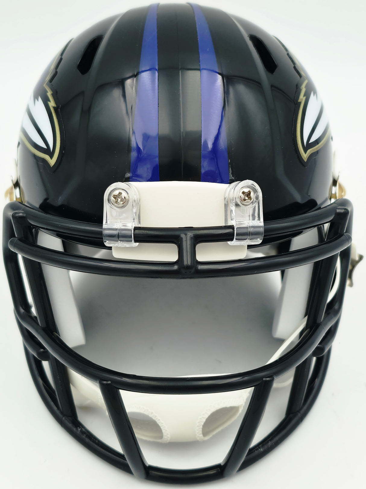 Derrick Henry Autographed Baltimore Ravens Black Speed Mini Helmet Beckett BAS Witness Stock #261817