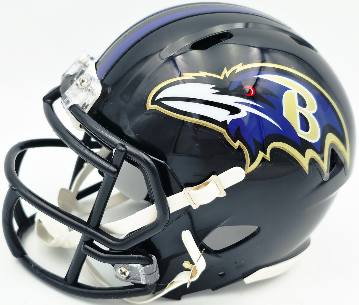 Derrick Henry Autographed Baltimore Ravens Black Speed Mini Helmet Beckett BAS Witness Stock #261817