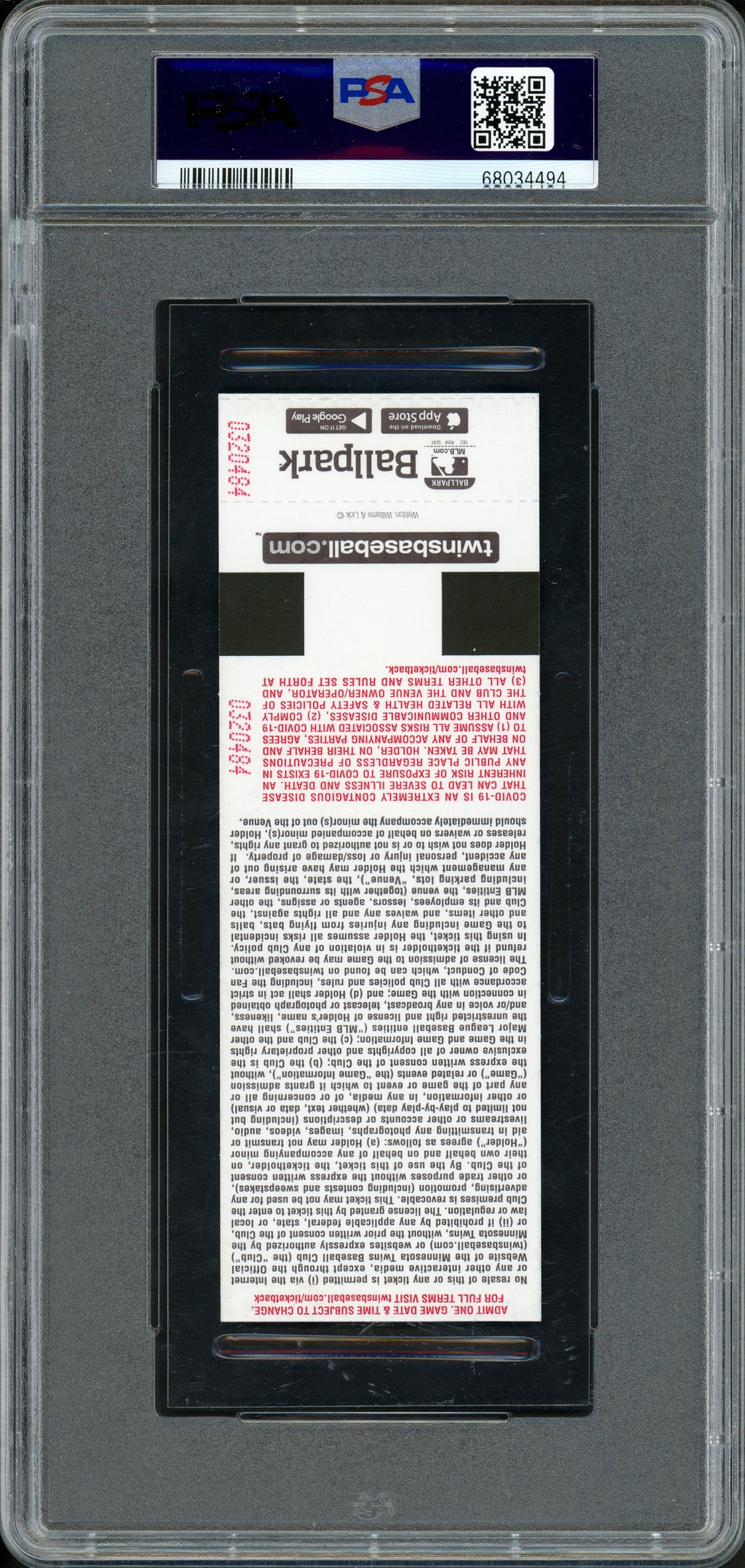 Julio Rodriguez Autographed 2022 MLB Debut Rookie Ticket 4/8/2022 Seattle Mariners PSA 10 Auto Grade Gem Mint 10 "MLB Debut" (Field) PSA/DNA Stock #262029
