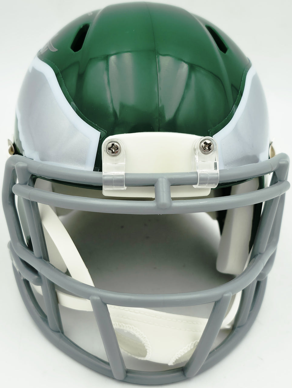 Eric Allen Autographed Philadelphia Eagles Kelly Green 1974-95 Throwback Speed Mini Helmet Beckett BAS QR Stock #261892