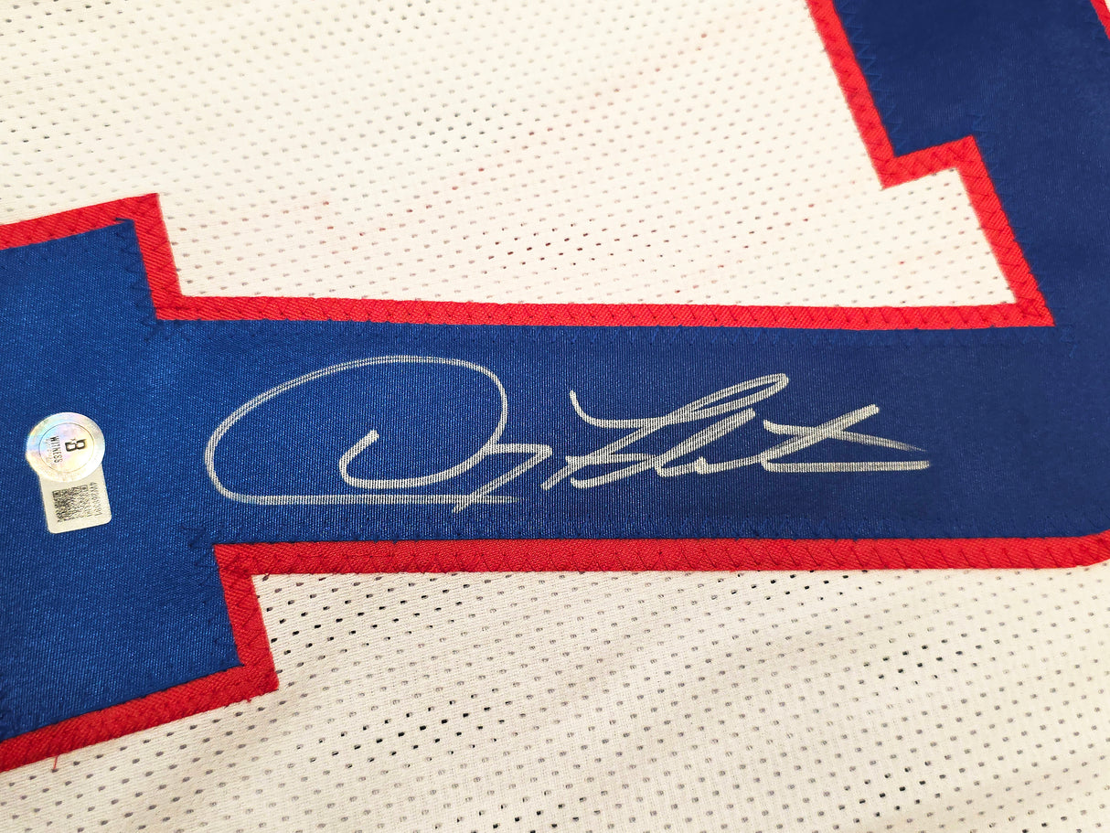 Buffalo Bills Doug Flutie Autographed White Jersey Beckett BAS Witness Stock #260075