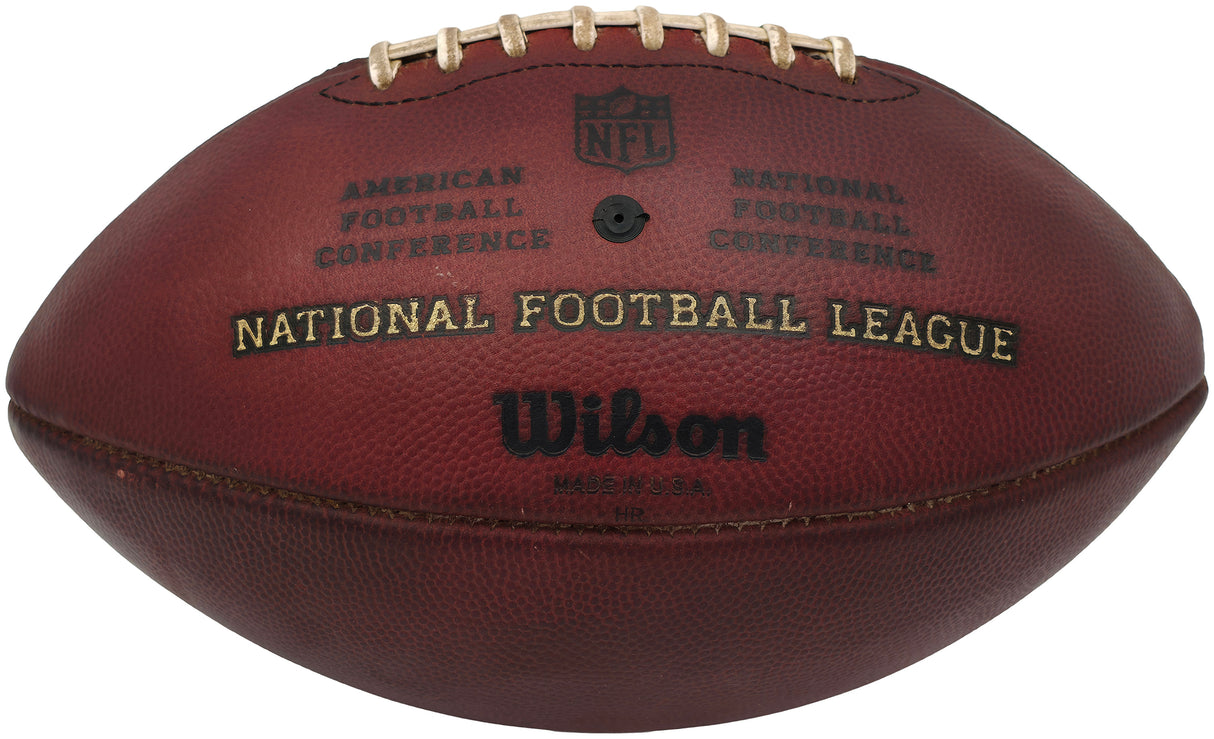 Unsigned Official NFL Leather Game Prepped Football "The Duke" Stock #261886