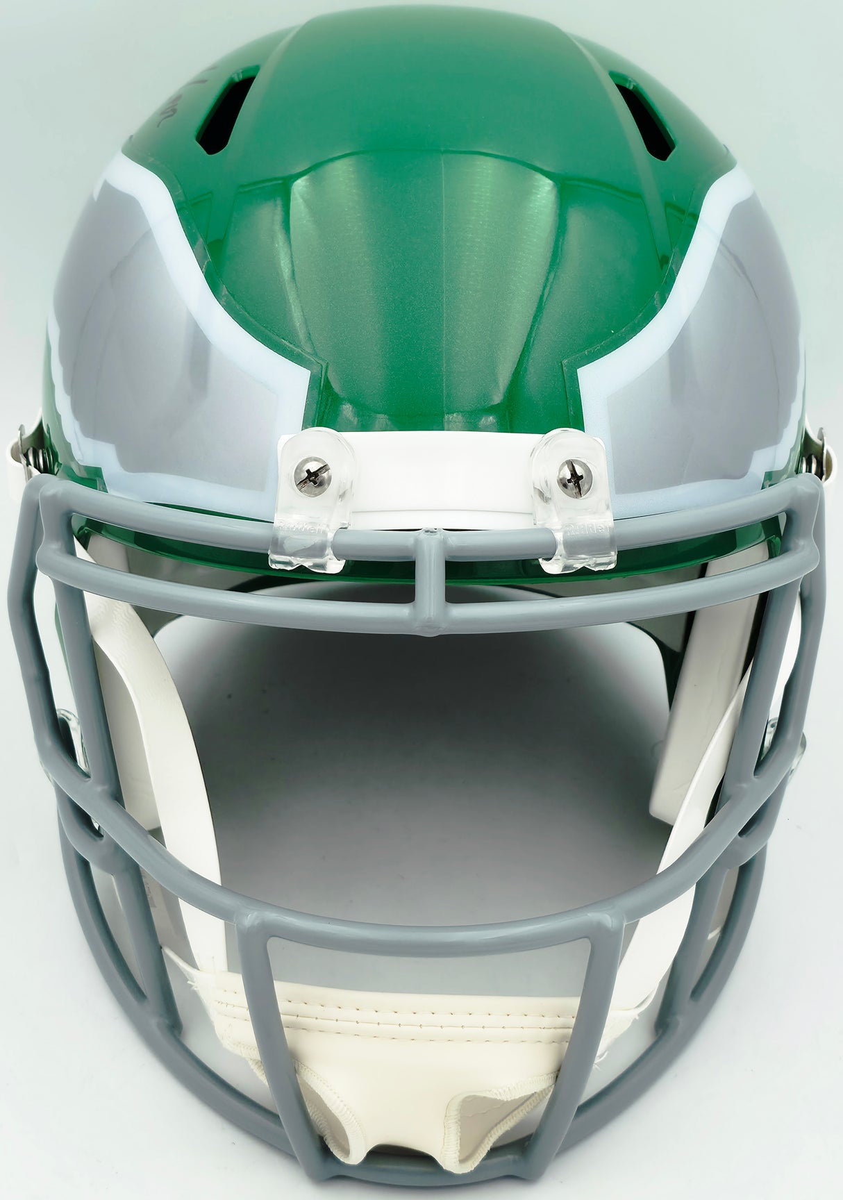 Jason Kelce Autographed Philadelphia Eagles Kelly Green 2023 Alternate Full Size Speed Replica Helmet PSA/DNA ITP Stock #262328