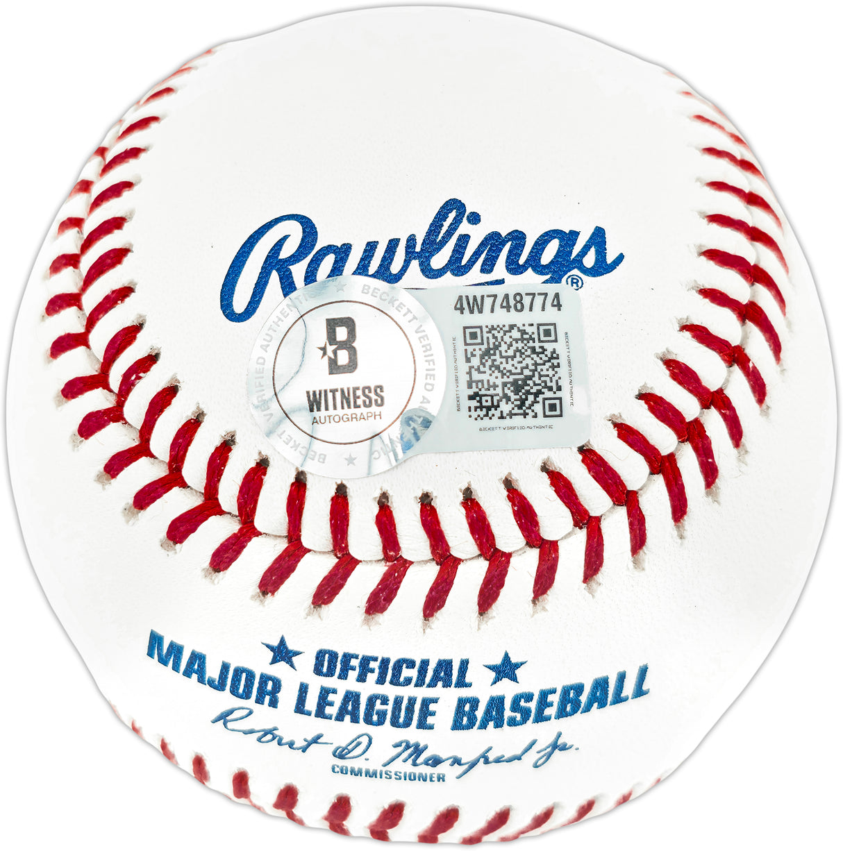 Ken Griffey Jr. Autographed Official MLB Baseball Seattle Mariners "87 #1 Pick" Beckett BAS Witness Stock #262968