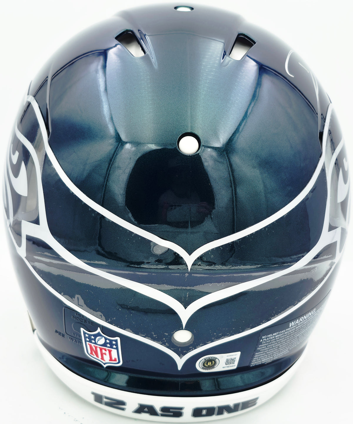 Devon Witherspoon Autographed Seattle Seahawks Full Size Rivalries Speed Authentic Helmet "SB LX Champs" Beckett BAS Witness Stock #265437