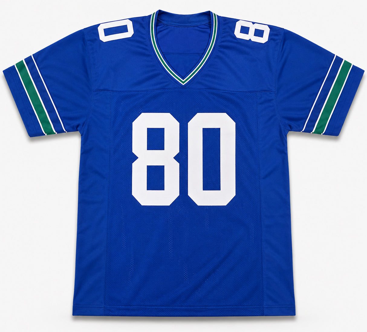 Seattle Seahawks Steve Largent Autographed Blue Throwback Jersey "HOF 95" Beckett BAS Witness Stock #263342