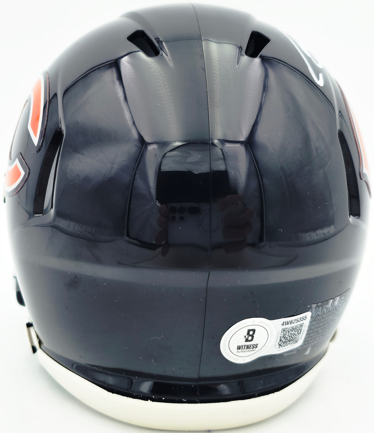 Coby Bryant Autographed Chicago Bears Blue Speed Mini Helmet Beckett BAS Witness Stock #262402