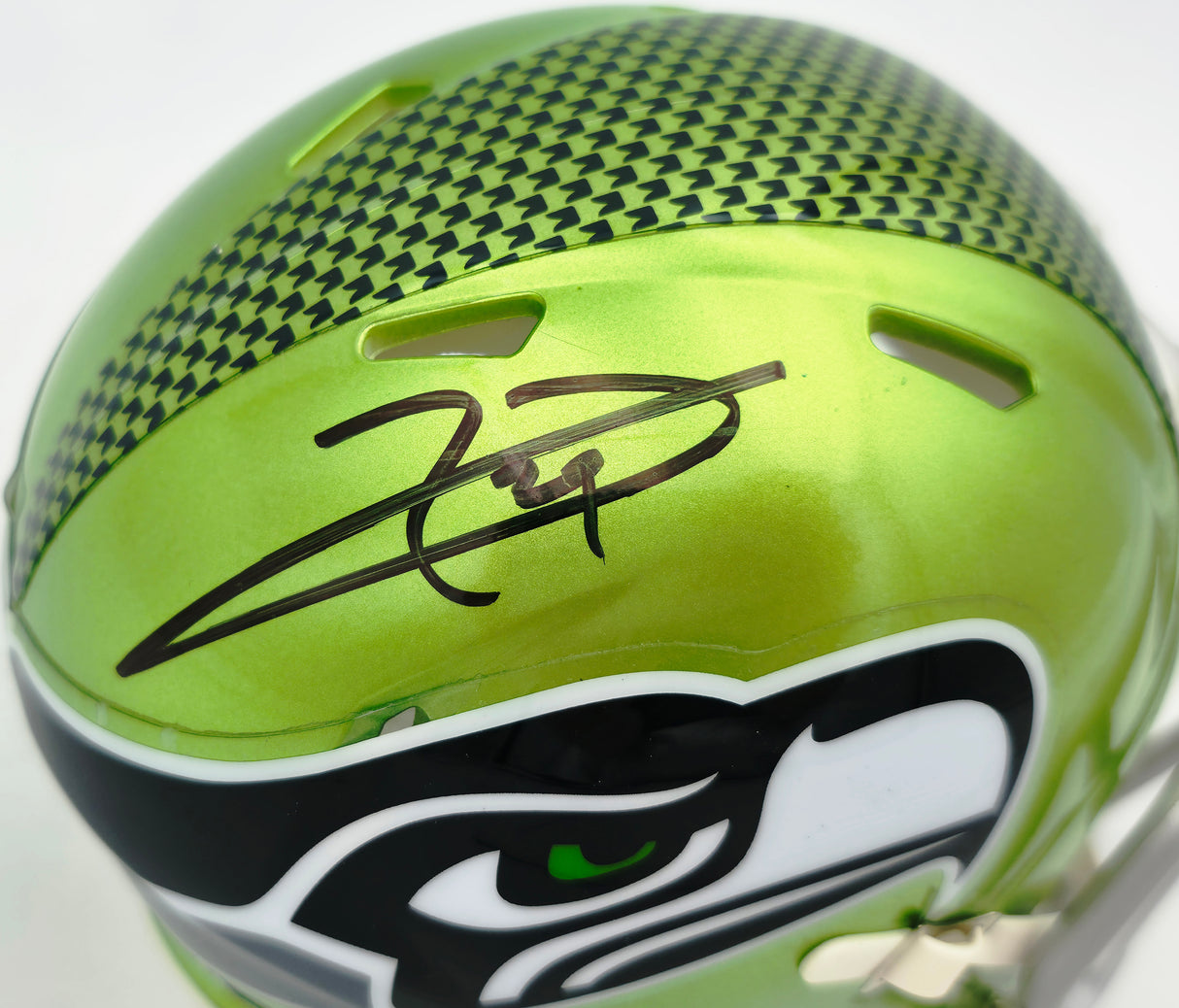 Earl Thomas III Autographed Seattle Seahawks Flash Green Speed Mini Helmet Beckett BAS Witness Stock #262448