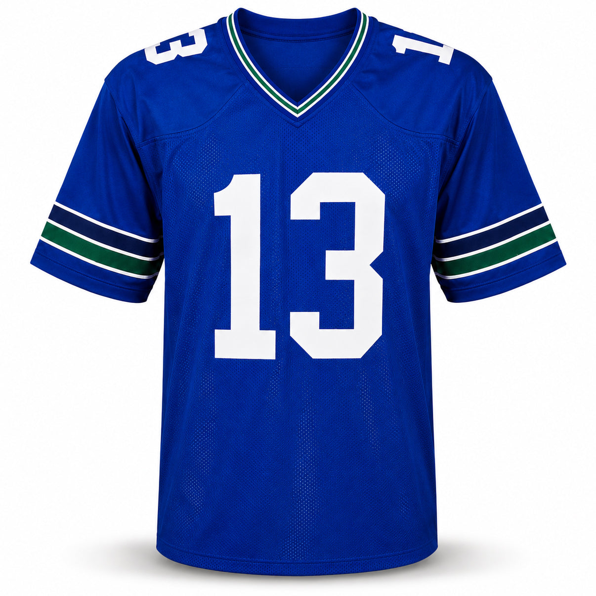Seattle Seahawks Ernest Jones IV Autographed Blue Throwback Jersey MCS Holo Stock #262475