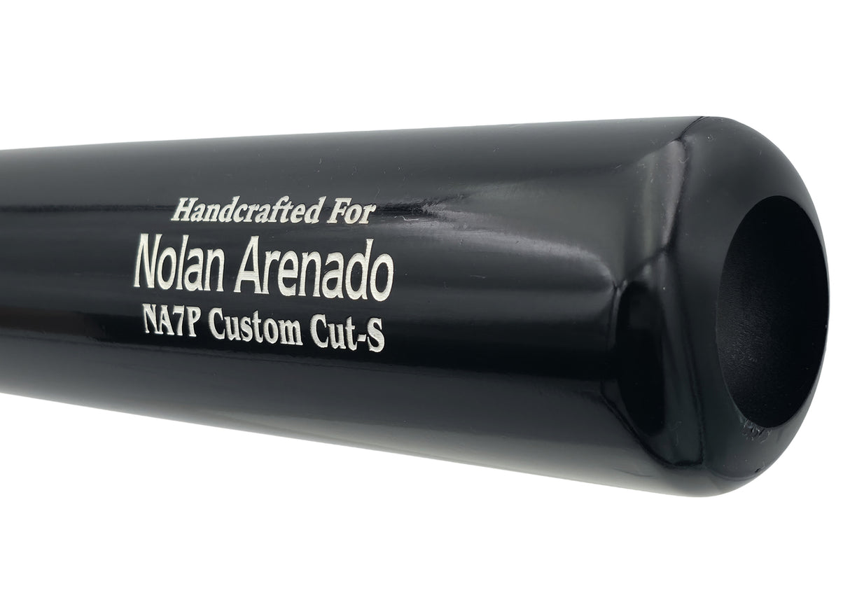 Nolan Arenado Autographed Black Marucci Player Model Baseball Bat St. Louis Cardinals (Marks) Fanatics & MLB Holo Stock #262509