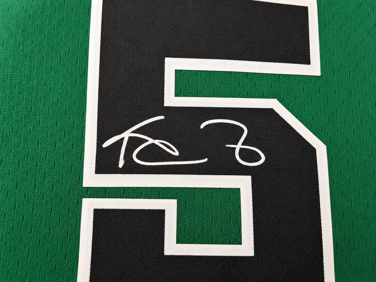 Boston Celtics Kevin Garnett Autographed Green Authentic Mitchell & Ness Jersey Size L Beckett BAS Witness Stock #265801