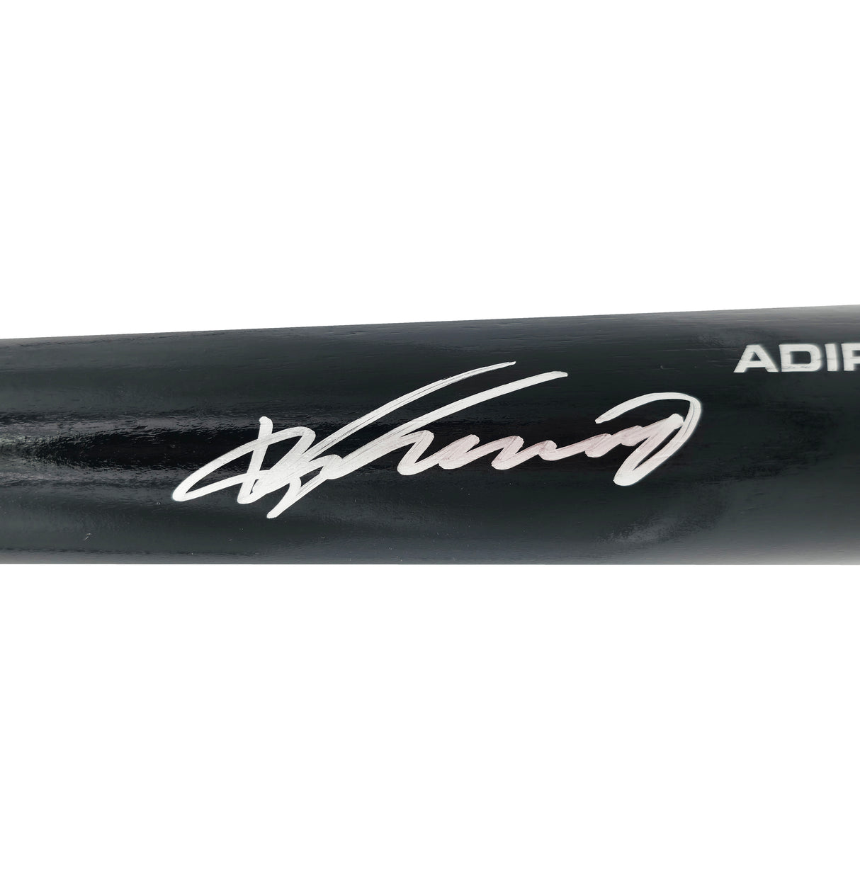 Vladimir Guerrero Sr. Autographed Black Rawlings Adirondack Pro Baseball Bat Los Angeles Angels Beckett BAS Witness Stock #265893