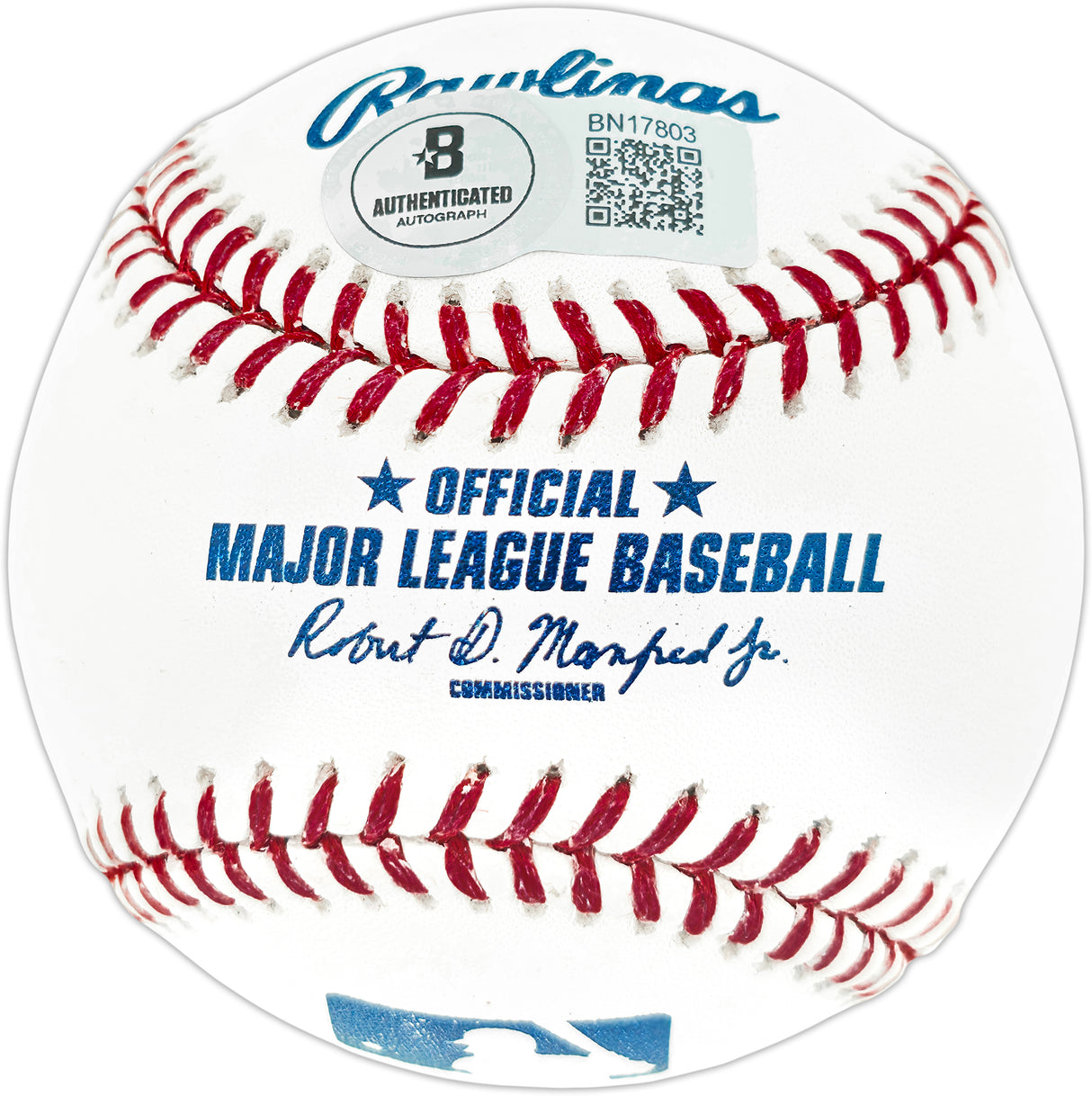 Jim Wynn Autographed Official MLB Baseball Houston Astros Beckett BAS QR Stock #265897