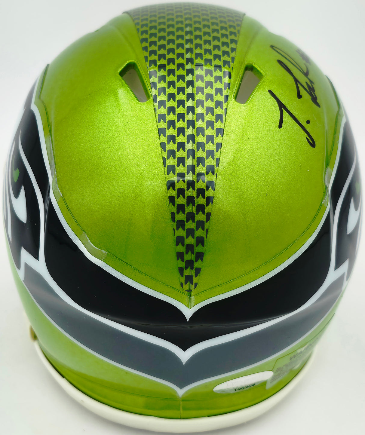 Josh Jobe Autographed Seattle Seahawks Flash Green Speed Mini Helmet MCS Holo Stock #265528