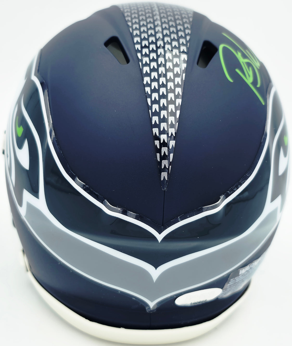 Rashid Shaheed Autographed Seattle Seahawks Blue Speed Mini Helmet MCS Holo Stock #265566