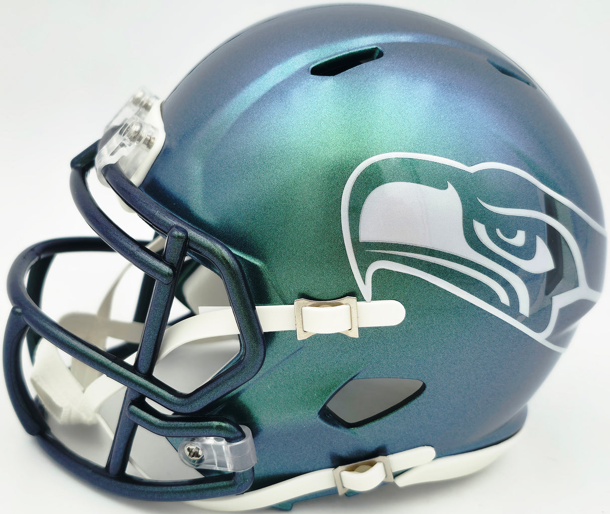 Julian Love Autographed Seattle Seahawks Rivalries Speed Mini Helmet MCS Holo Stock #265580