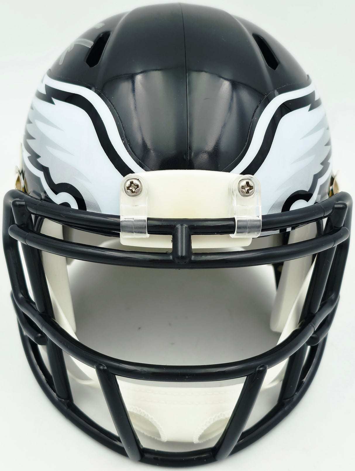 Jalen Carter Autographed Philadelphia Eagles Black 2022 Alternate Speed Mini Helmet JSA Witness Stock #266083