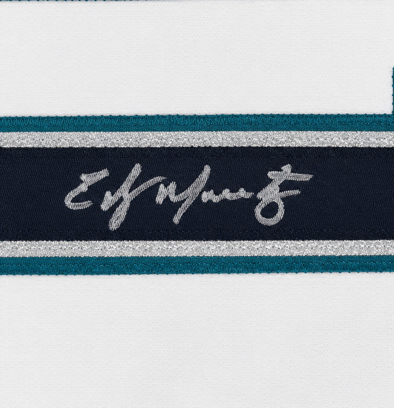 Seattle Mariners Edgar Martinez Autographed White Nike Jersey Size XXL Beckett BAS Witness Stock #266275