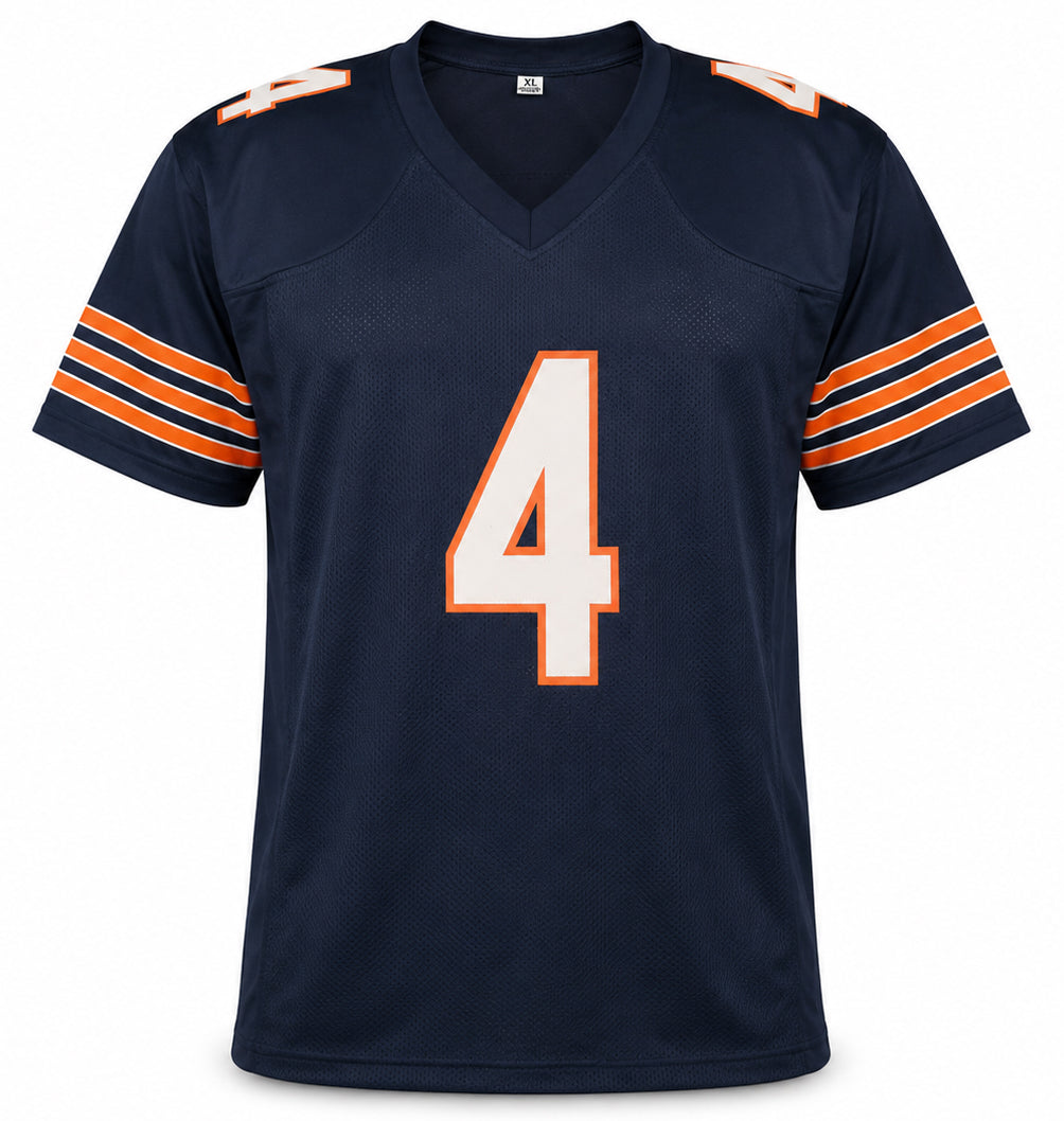 Chicago Bears D'Andre Swift Autographed Blue Jersey Beckett BAS Witness Stock #267071