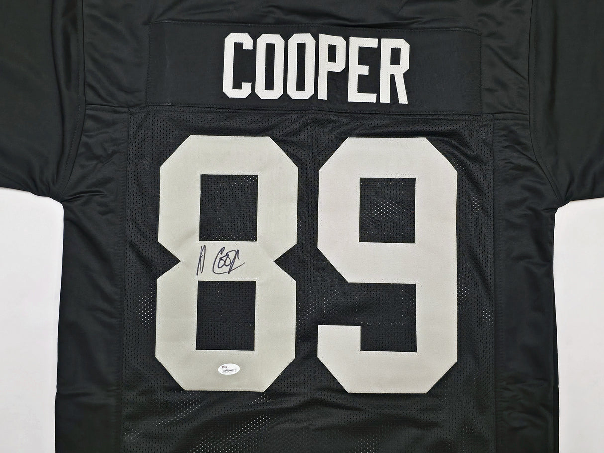 Las Vegas Raiders Amari Cooper Autographed Black Jersey JSA Stock #267046