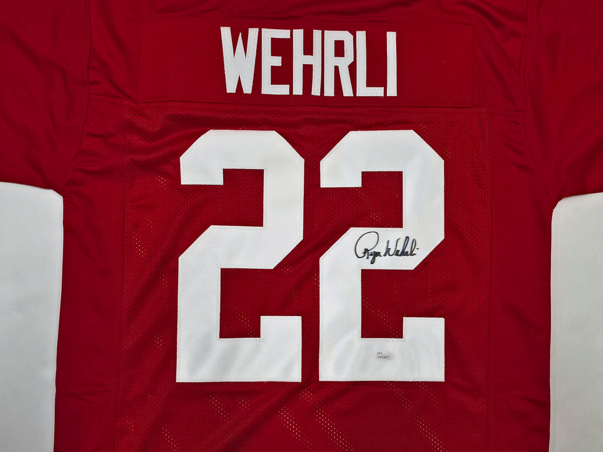 St. Louis Cardinals Roger Wehrli Autographed Red Jersey JSA Stock #267066