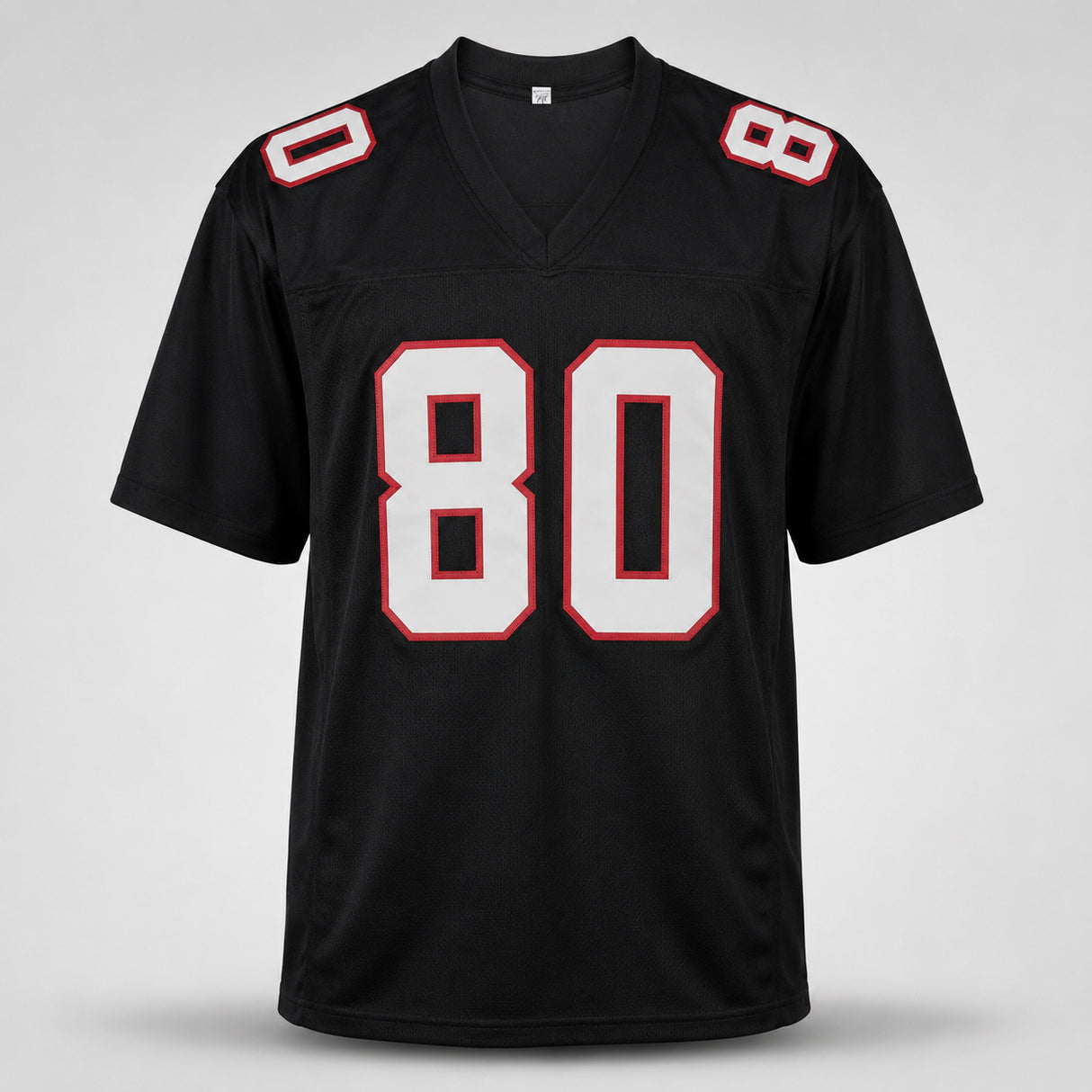 Atlanta Falcons Andre Rison Autographed Black Jersey Beckett BAS Witness Stock #265942