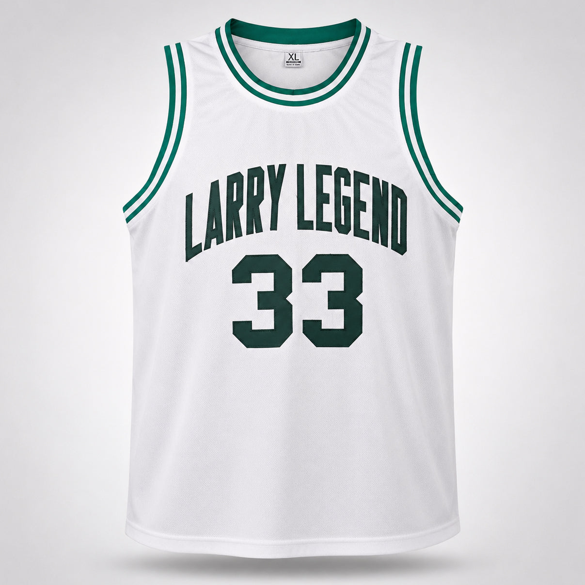 Boston Celtics Larry Bird Autographed White Jersey Beckett BAS QR Stock #265943