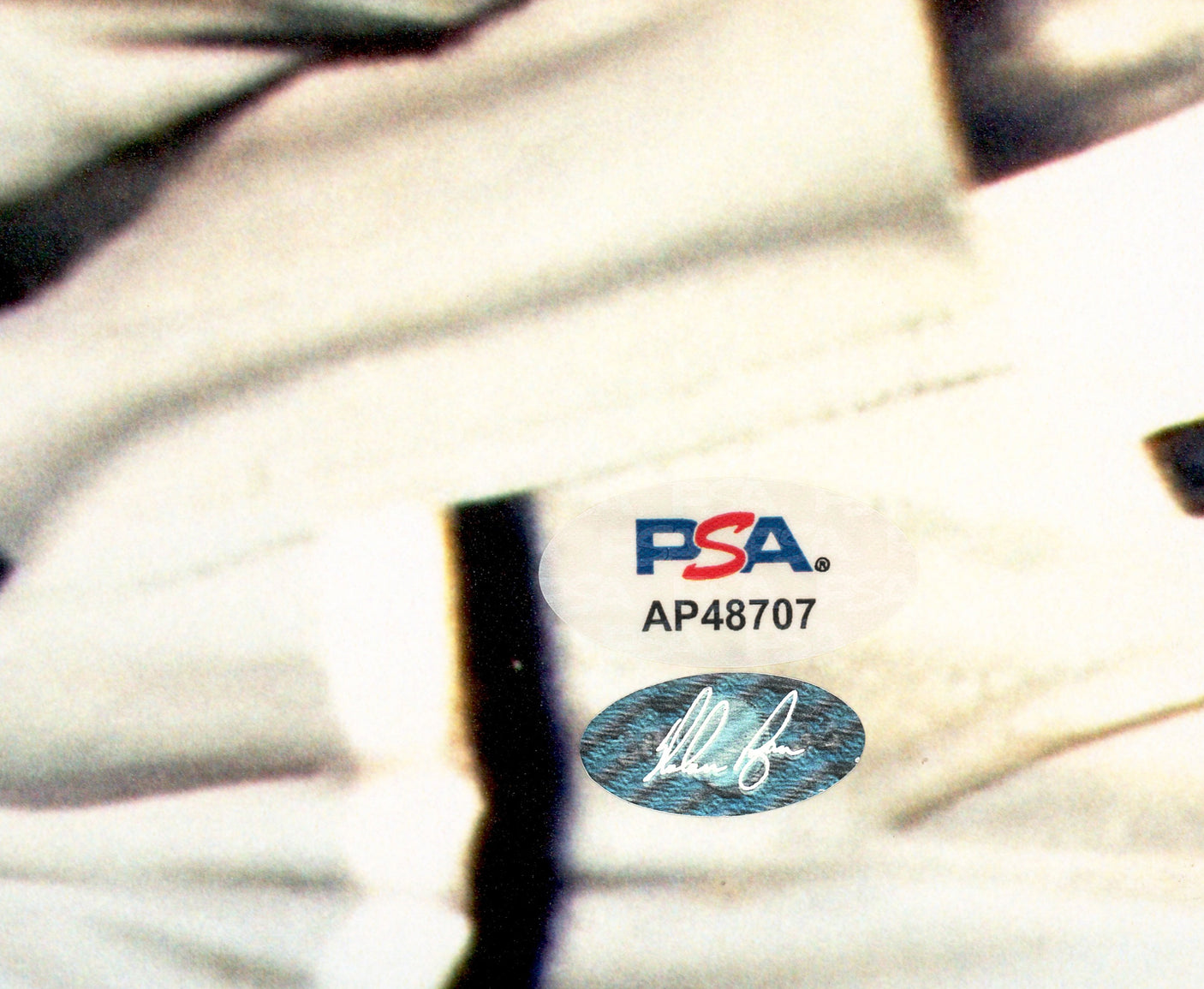 Nolan Ryan Autographed 16x20 Photo Texas Rangers Fight vs. Robin Ventura PSA/DNA Stock #252363