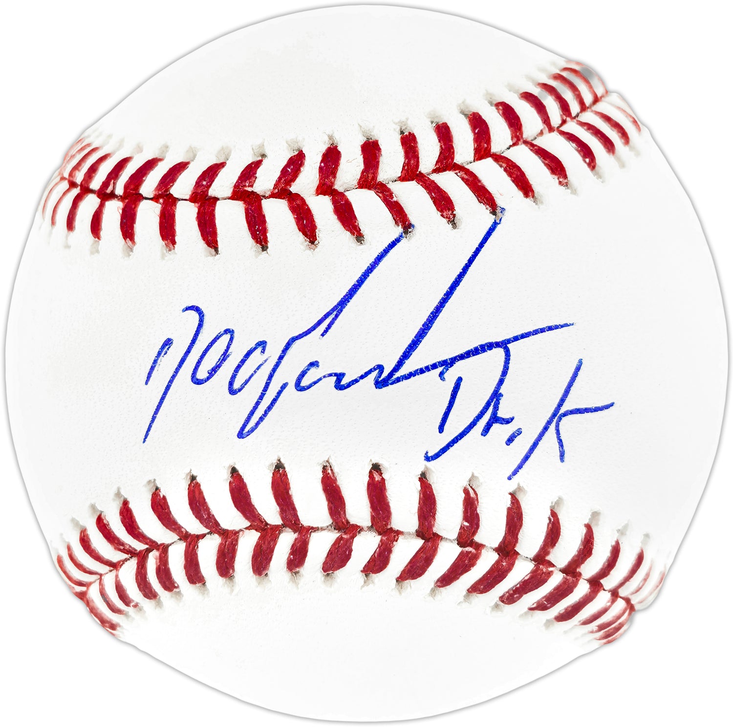 Dwight "Doc" Gooden Autographed Official MLB Baseball New York Mets "Dr K" Beckett BAS Witness Stock #252387