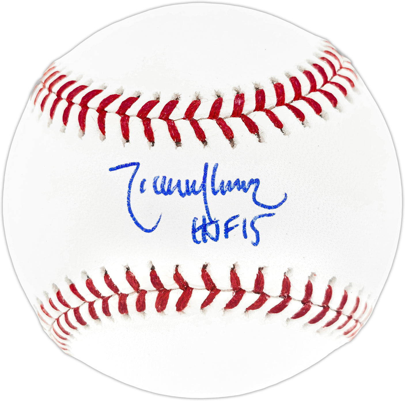 Randy Johnson Autographed Official MLB Baseball Seattle Mariners "HOF 15" Beckett BAS Witness Stock #252421