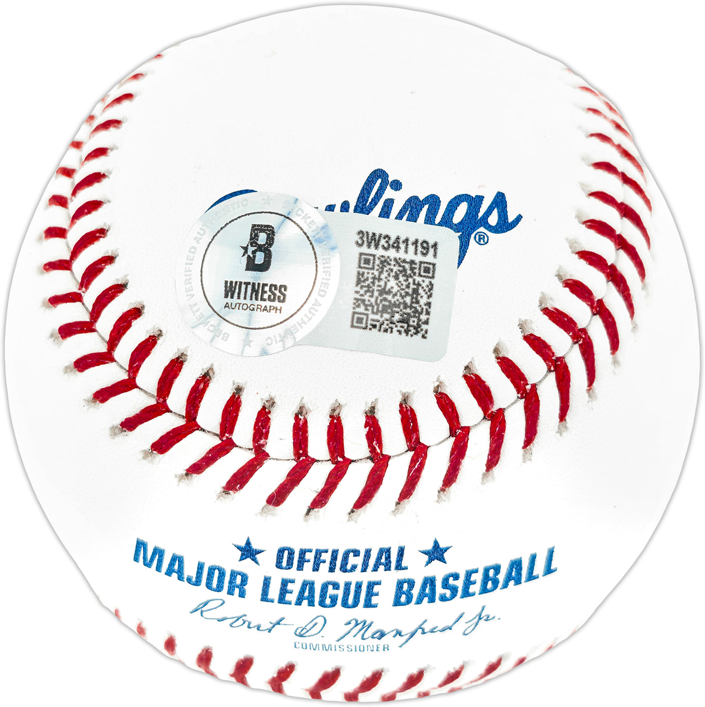 Randy Johnson Autographed Official MLB Baseball Arizona Diamondbacks "PG 5.18.04" Beckett BAS Witness Stock #252422