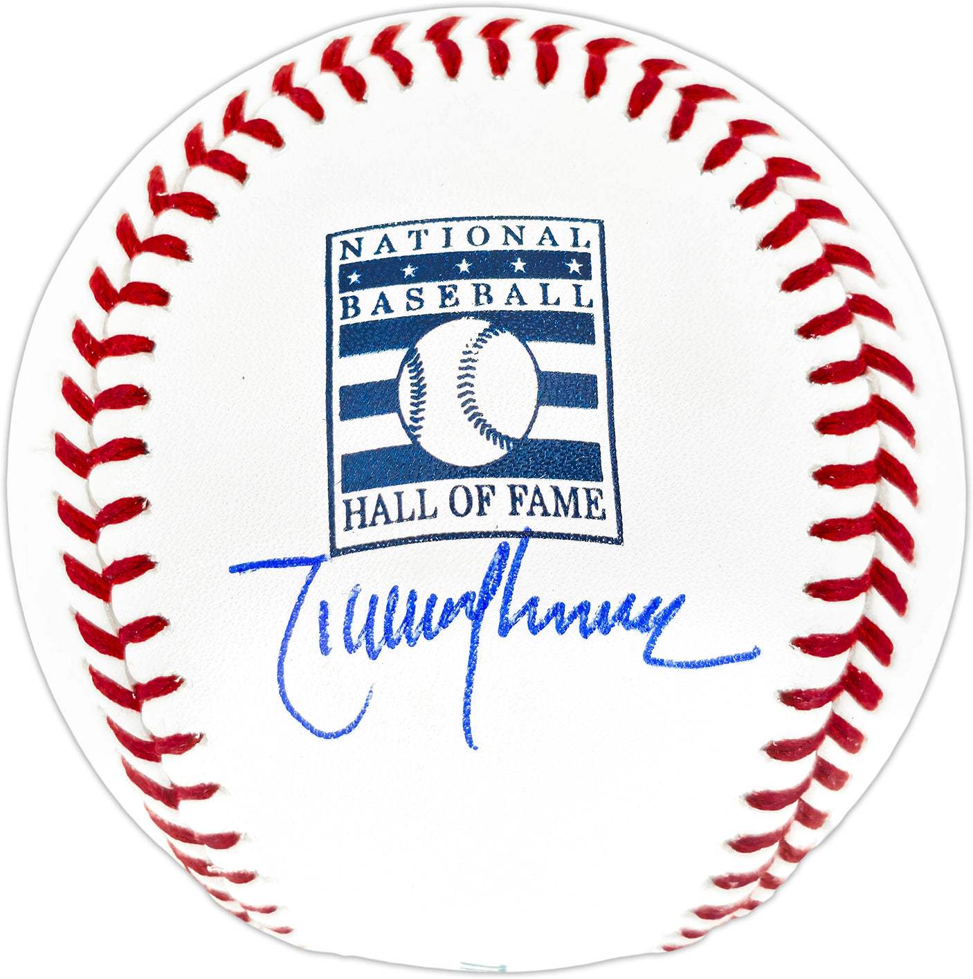 Randy Johnson Autographed Official Hall of Fame HOF Logo Baseball Seattle Mariners Beckett BAS Witness Stock #252423