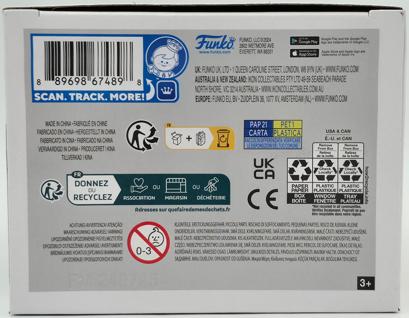 Allen Iverson Autographed Funko Pop Vinyl Figurine #159 Philadelphia 76ers Beckett BAS Witness Stock #252393